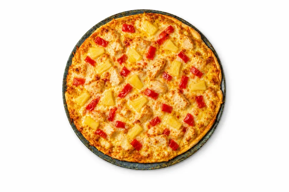Pizza Chicken und Curry