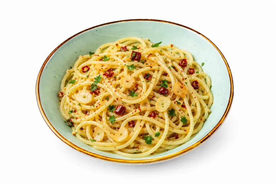 Spaghetti all Aglio (scharf)