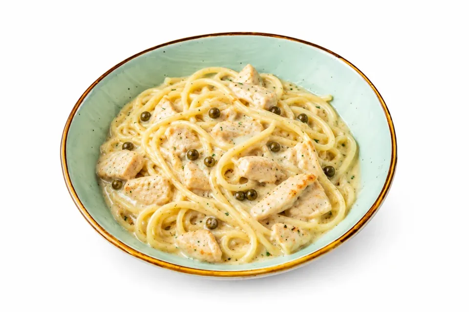 Spaghetti Pollo al Pepe